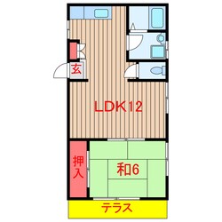 グリーンヒルズ芝山Ⅱの物件間取画像